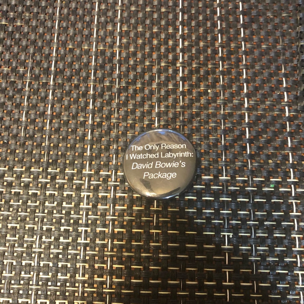 Pre Loved David Bowie Labyrinth Button Pin